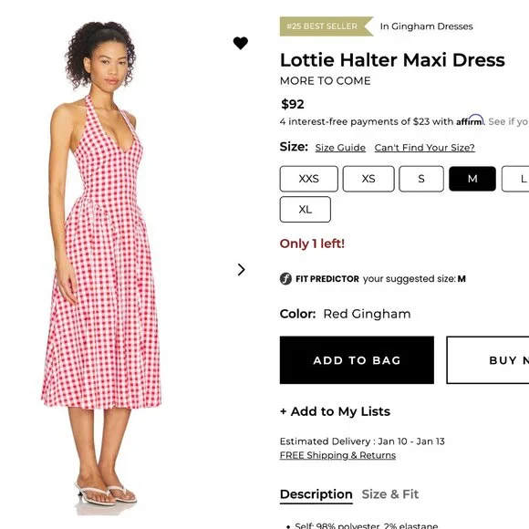 More to Come Lottie Maxi Halter Dress Large EUC - Picture 4 of 4